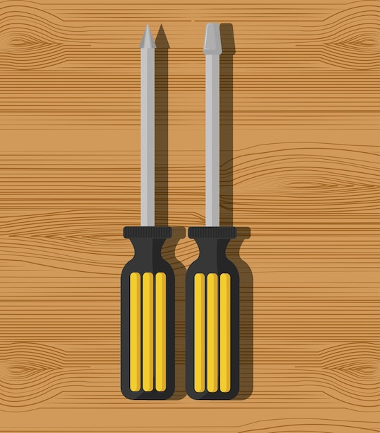 Free Vector construction repair tools graphic 