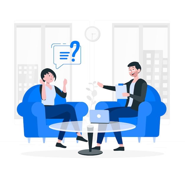 Free Vector consulting concept illustration