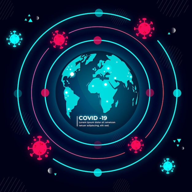 Free Vector coronavirus pandemic concept