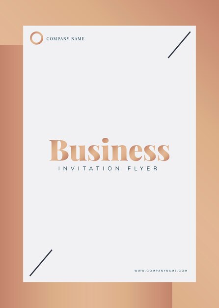 Corporate brochure and poster template