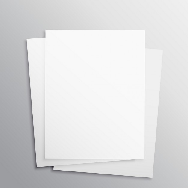 Free Vector corporate brochures, mock up