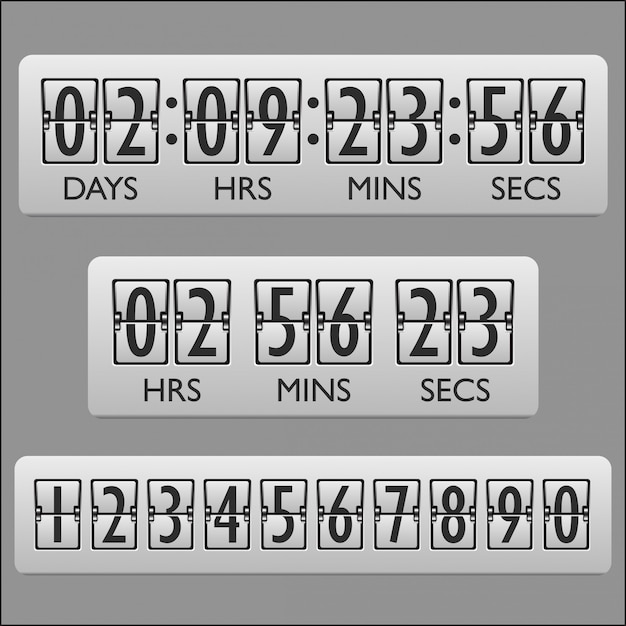 Countdown clock timer