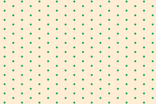 Cream background, polka dot pattern in cute design vector