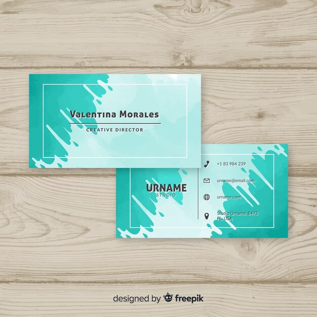 Creative business card template