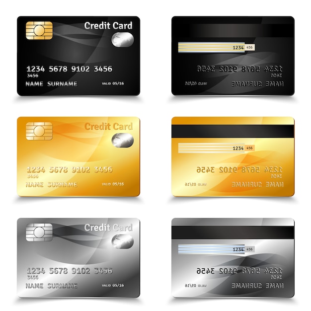 Free Vector credit card design