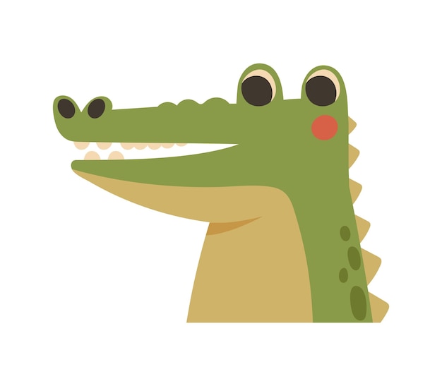 Free Vector crocodile animal icon isolated design