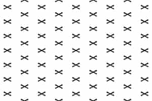 Free vector crosses pattern background