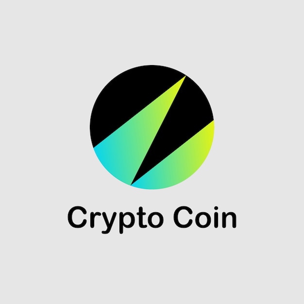 Free Vector crypto coin bitcoin logo new design