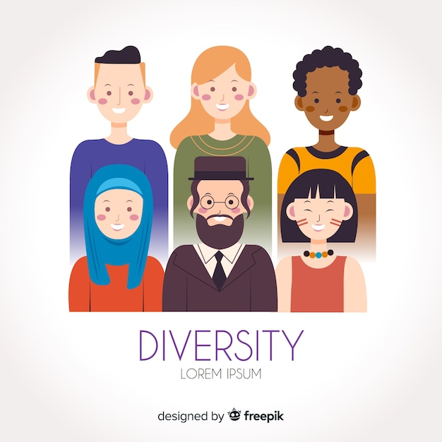 Free vector cultural diversity