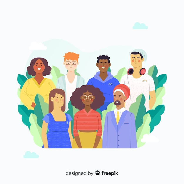 Free vector cultural diversity