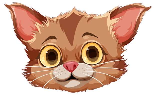 Cute cat cartoon character