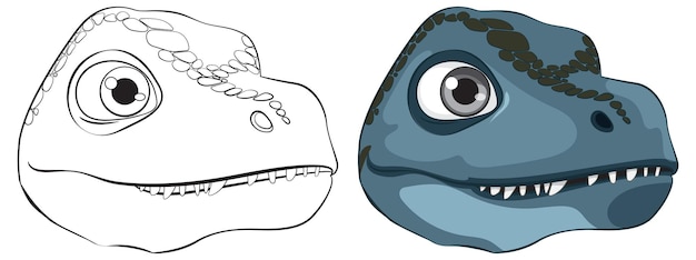 Free vector cute dinosaur vector illustration