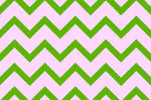 Free vector cute pattern background, green zigzag creative design vector