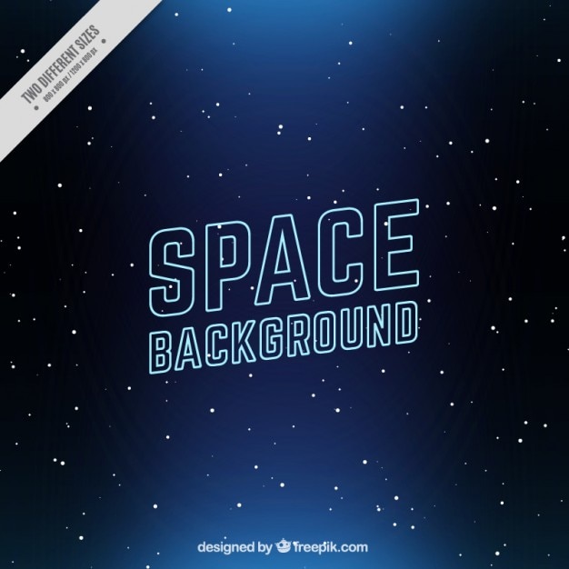 Free vector dark background of space