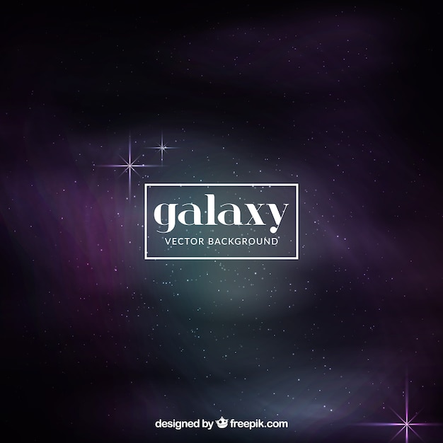 Free Vector dark galaxy background