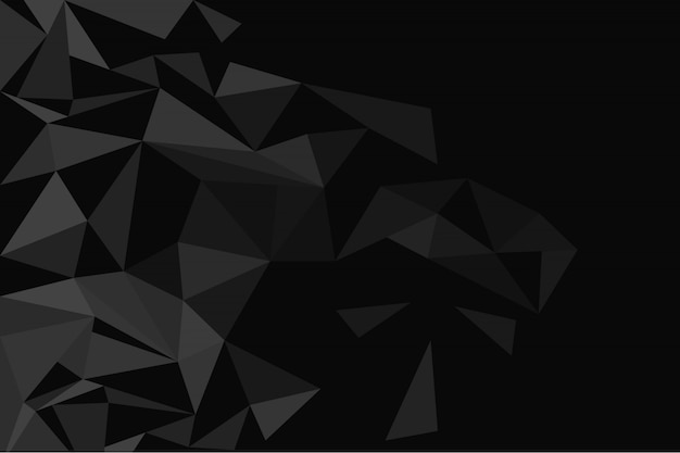 Dark polygonal background