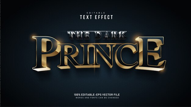 Dark Prince Text Effect