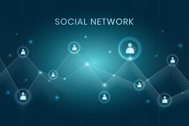 Free Vector decentralized social network