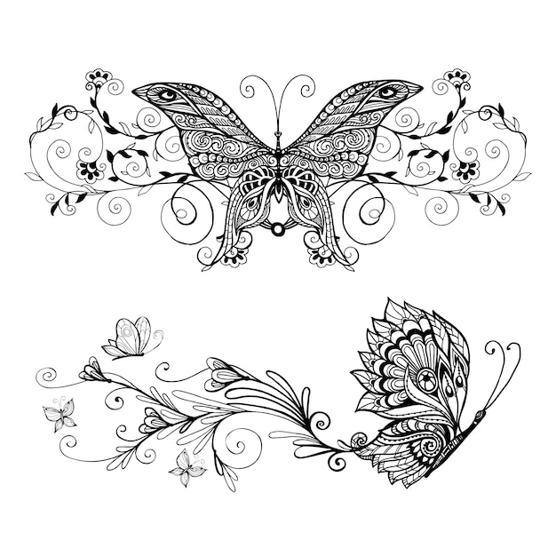 Decorative Butterflies Set