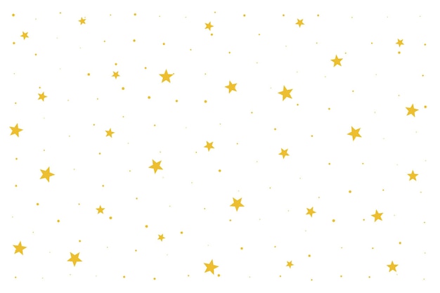 Free Vector decorative golden star pattern background design vector