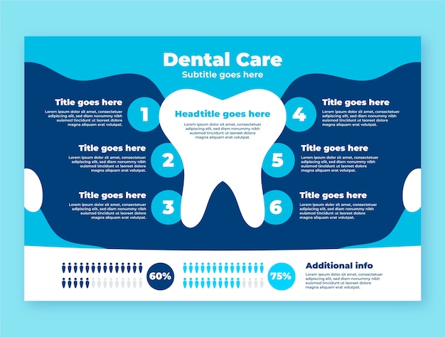 Free Vector dental clinic template design