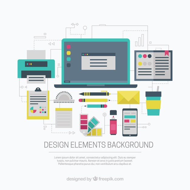 Free Vector design elements background