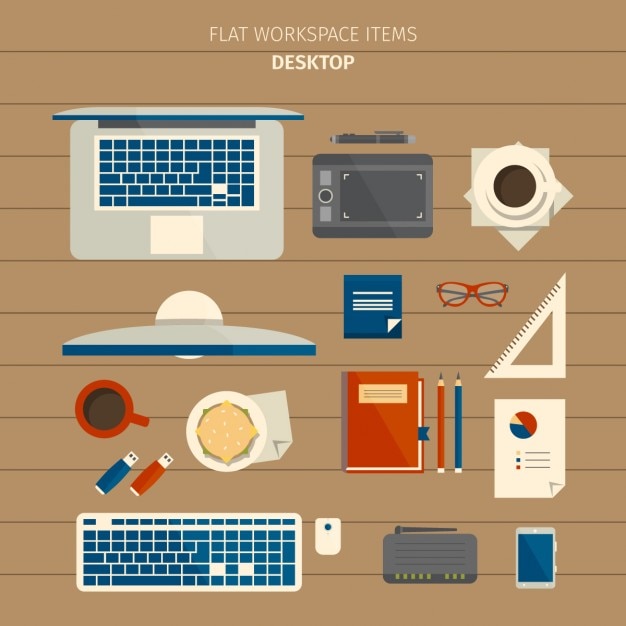 Free Vector designer work elements