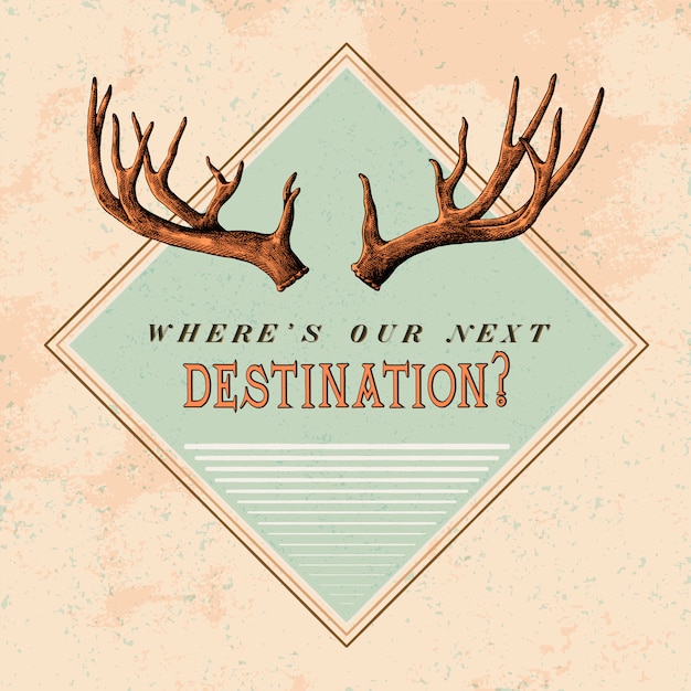 Destination travel logo design vector