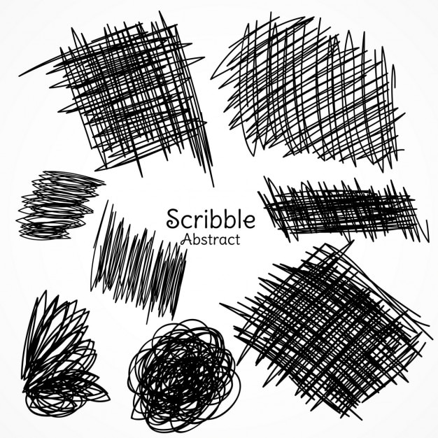 Free Vector different scribbles