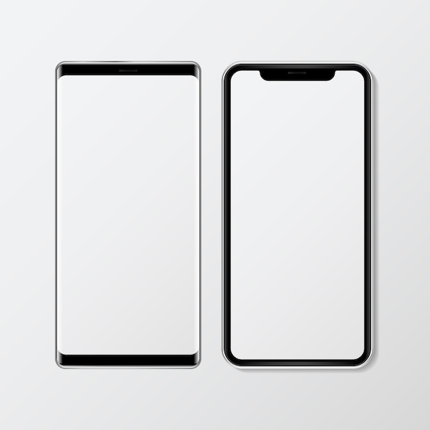 Digital device mockup set