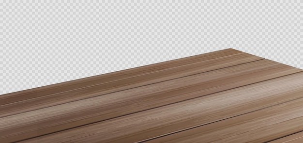 Free Vector dining wooden table top corner perspective vector