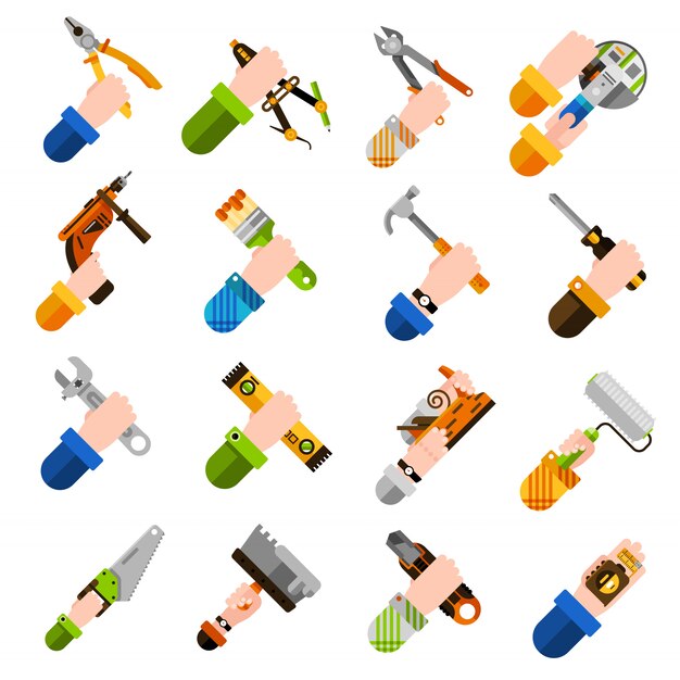 Diy Hands Icons