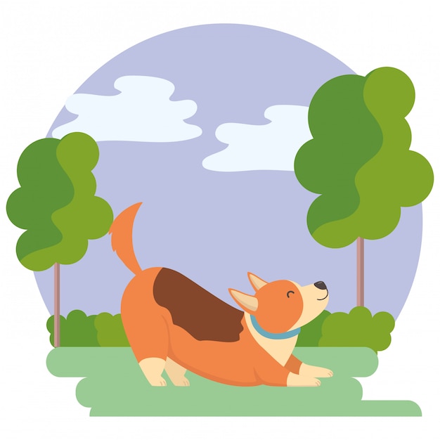 Free Vector dog cartoon 