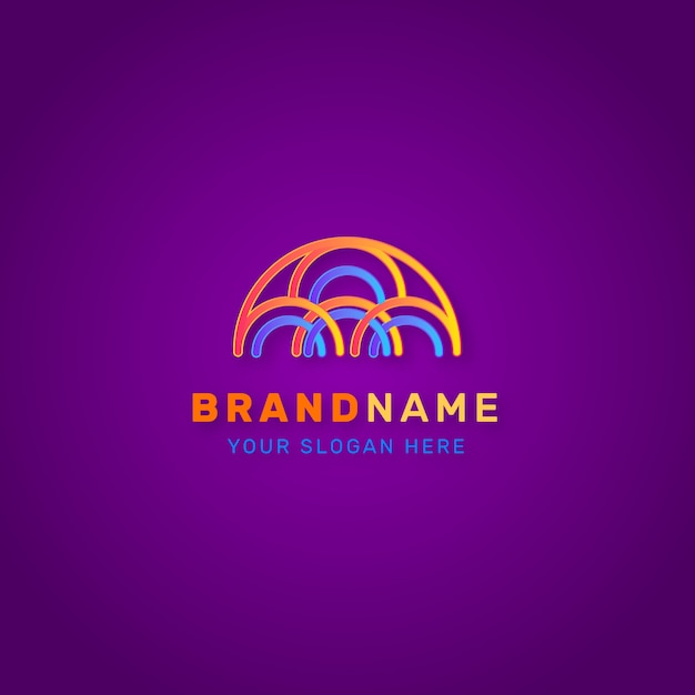 Dome logo design template