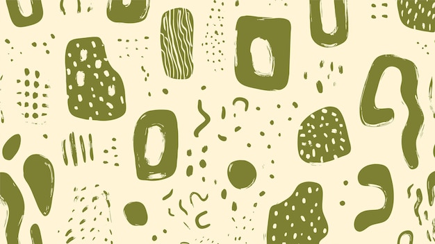 Free Vector doodle art pattern