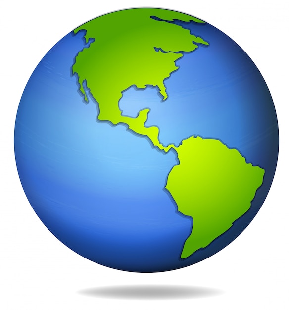 Free Vector earth globe illustration