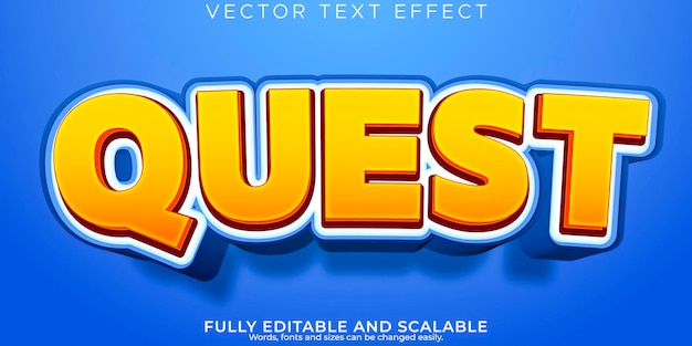 Free Vector editable cartoon text effect comic font style