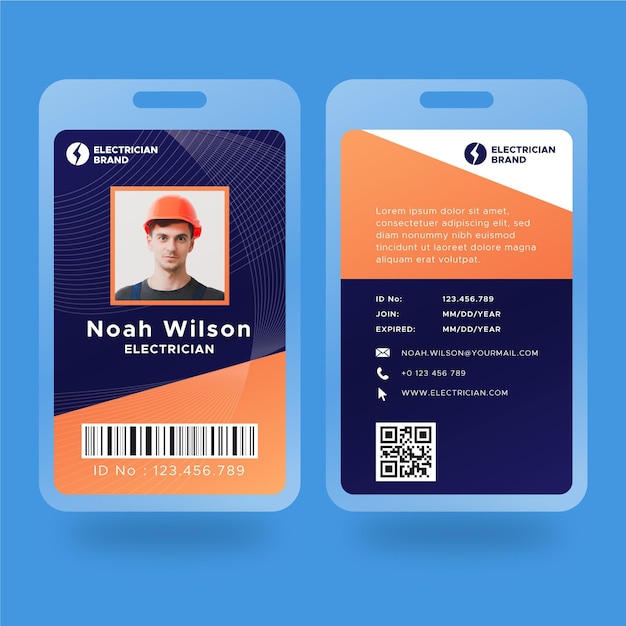 Electrician id card