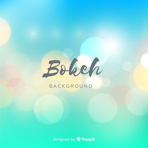 Free Vector elegant bokeh background