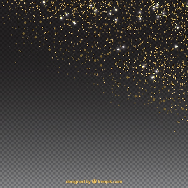 Free Vector elegant glitter particles background