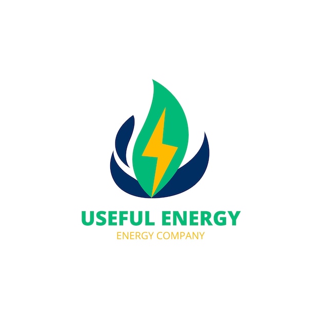 Free Vector energy logo design template