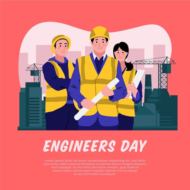 Engineers day concept