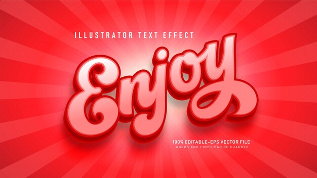 Enjoy  text style effect