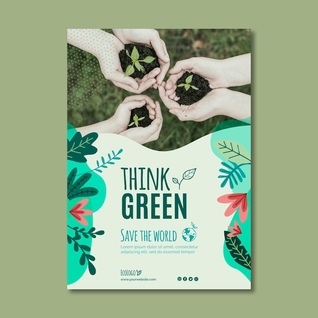 Environment poster template