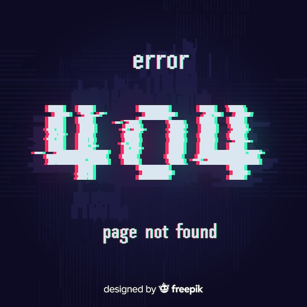 Free Vector error 404