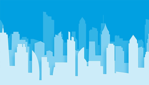 Free vector explore modern skyscrapers banner the urban jungle