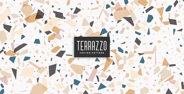 eye catching abstract terrazzo texture background for flat surface vector