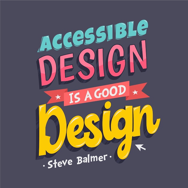 Famous design quotes lettering