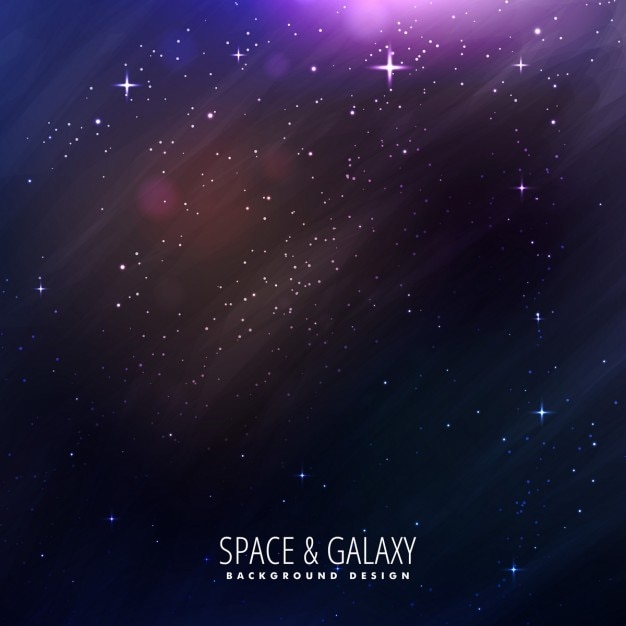 Free Vector fantastic galaxy background