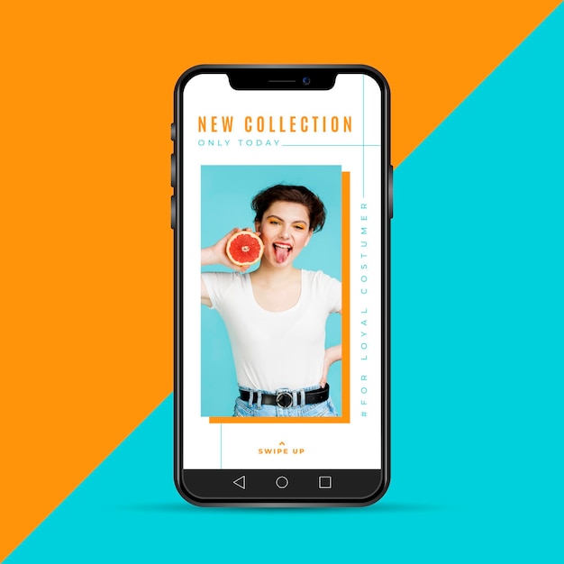 Free vector fashion instagram post